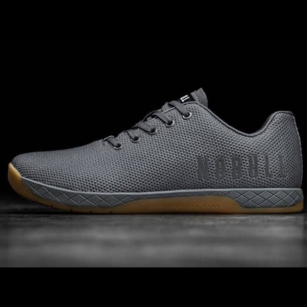 Nobull Size 6.5 Men's/8 Women's Outwork Dark Gray Gum Strength Training Sneakers